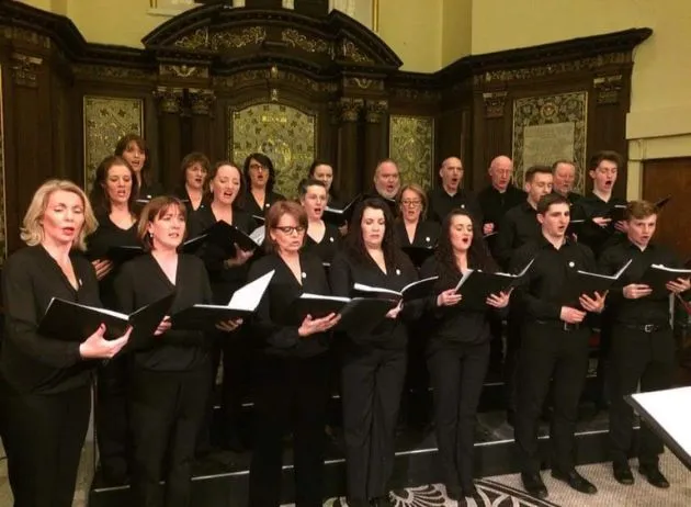 Image of Cór Siamsa Tíre The Community Choir at Siamsa Tíre Theatre, Tralee, Co. Kerry, Ireland.