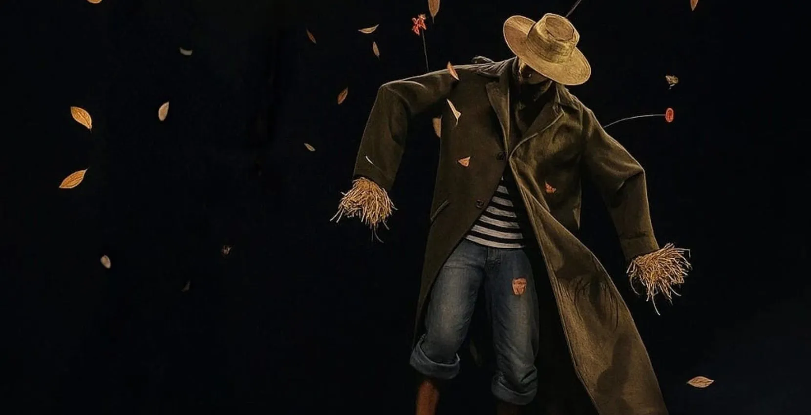 Hay! Music, Clowning, Song & Dance with Farmer Geenie & Scarecrow.