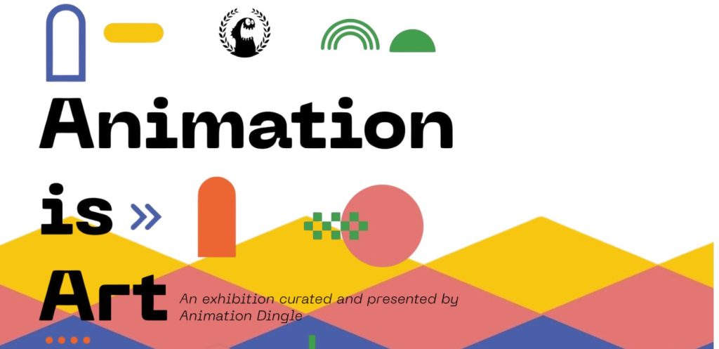 Image of a sign saying "Animation is Art"