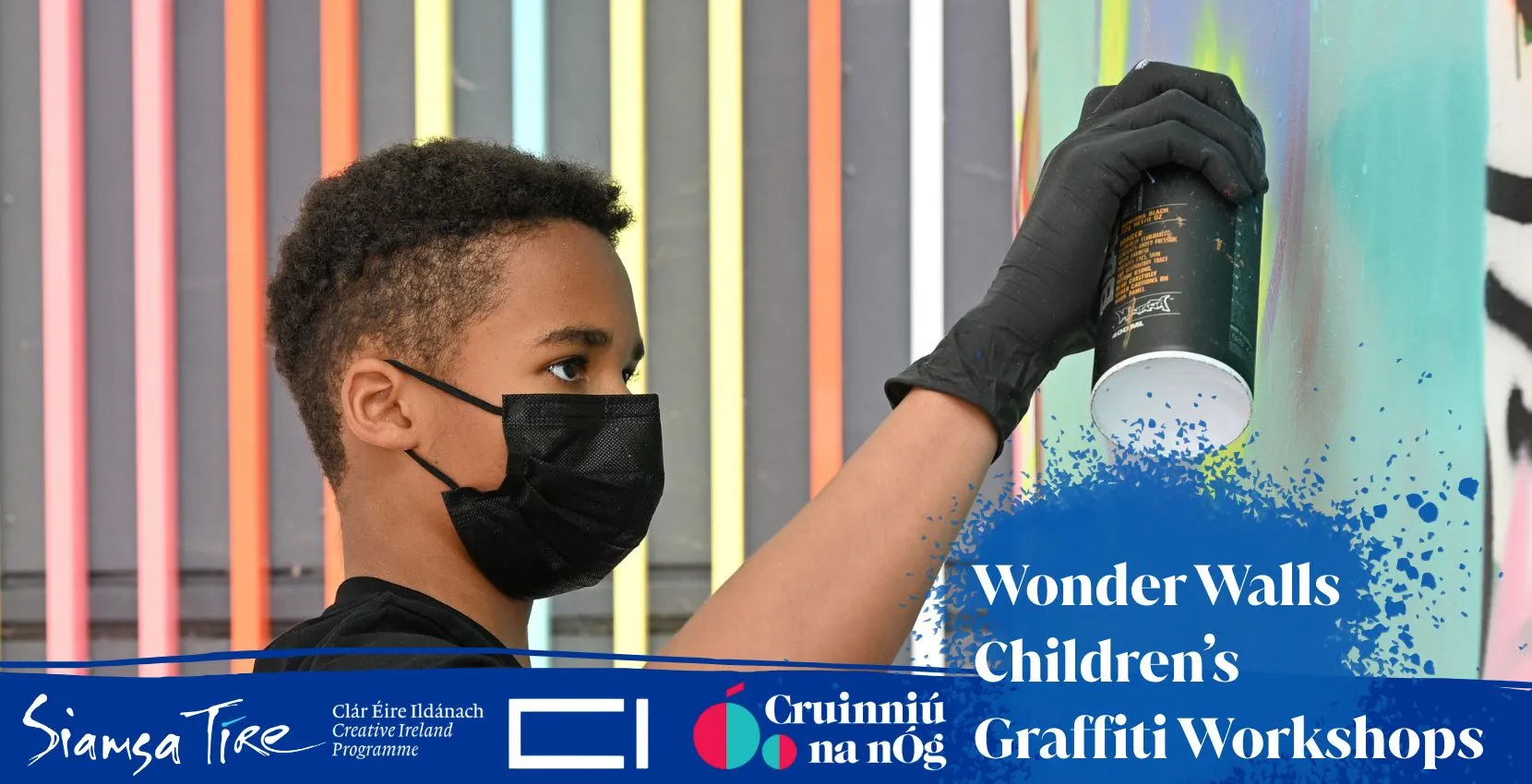 FREE Event! Children’s Graffiti Art Workshops: ‘Wonder Walls’  - Cruinniú na nóg 2026
