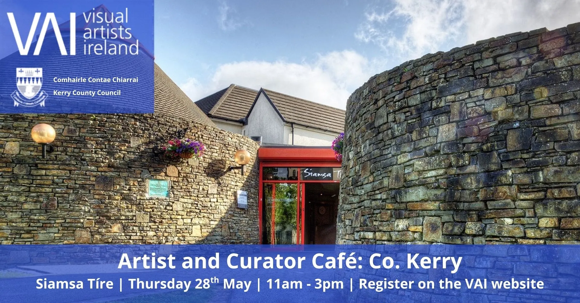 Artist and Curator Café with Kerry Arts Office & VAI