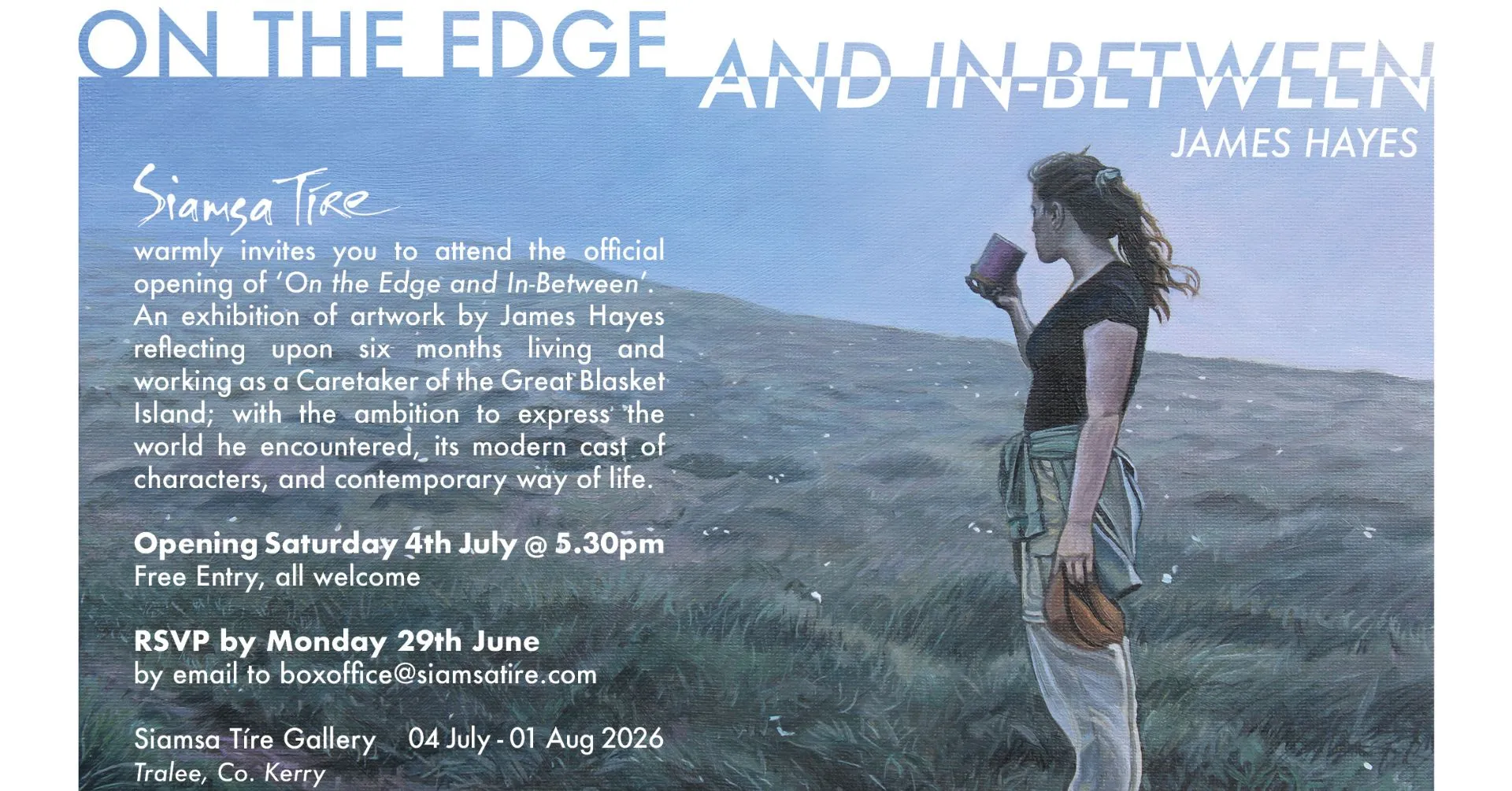 Official Opening ‘On the Edge and In-Between’ Art Exhibition by James Hayes