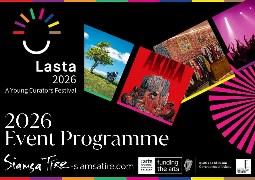 Festival Event Cover. Logo Text "Lasta 2026"